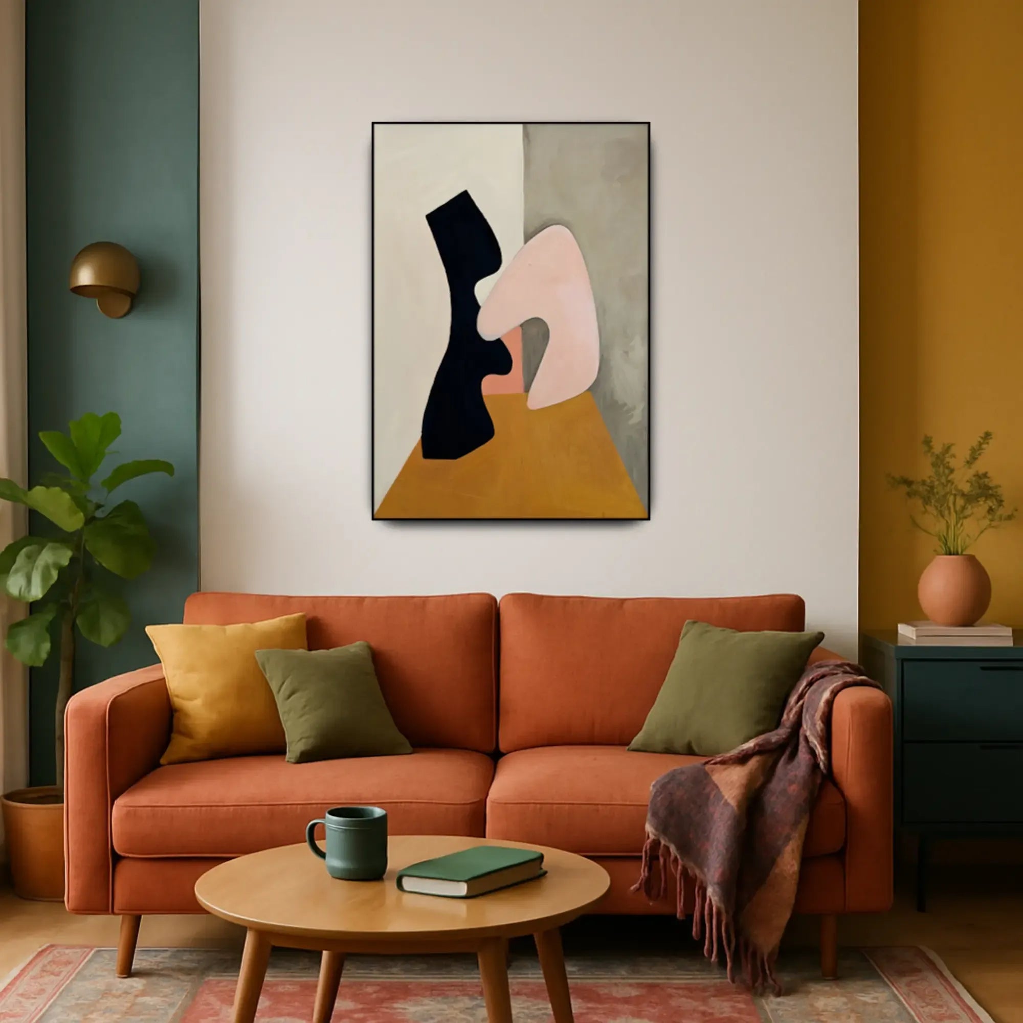 Großes Gemälde - Formas Silenciosas