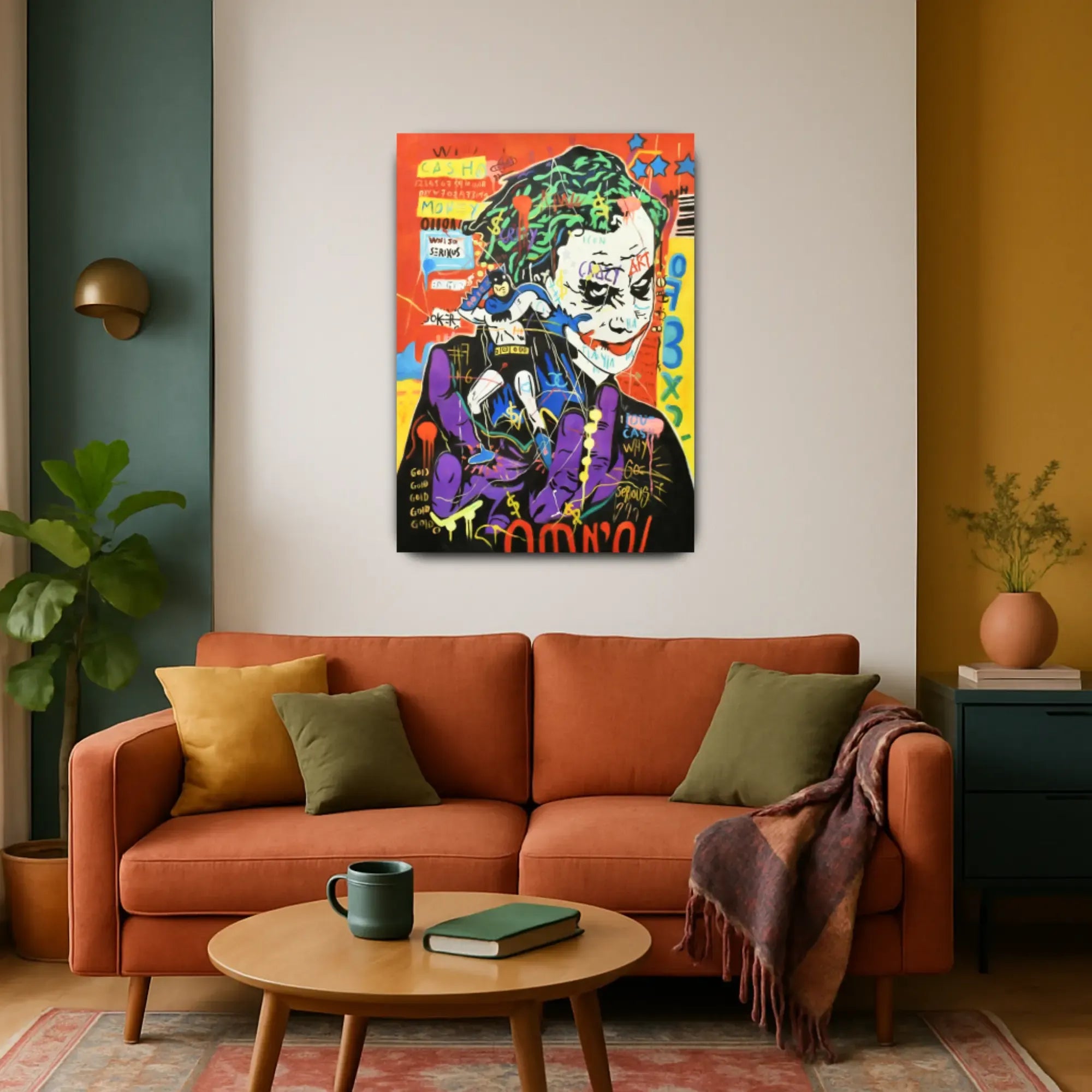 Großes Gemälde - Chaos & Joker