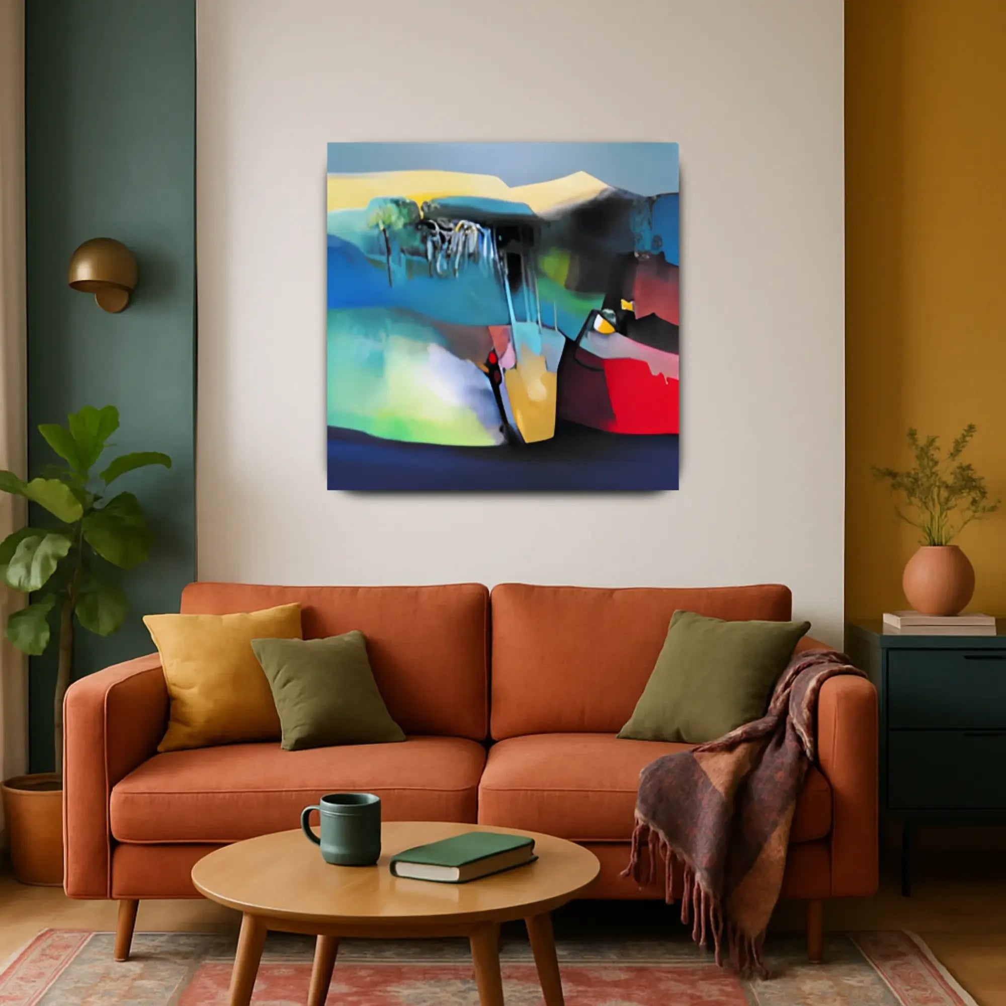 Großes Gemälde - Paisaje de Luces