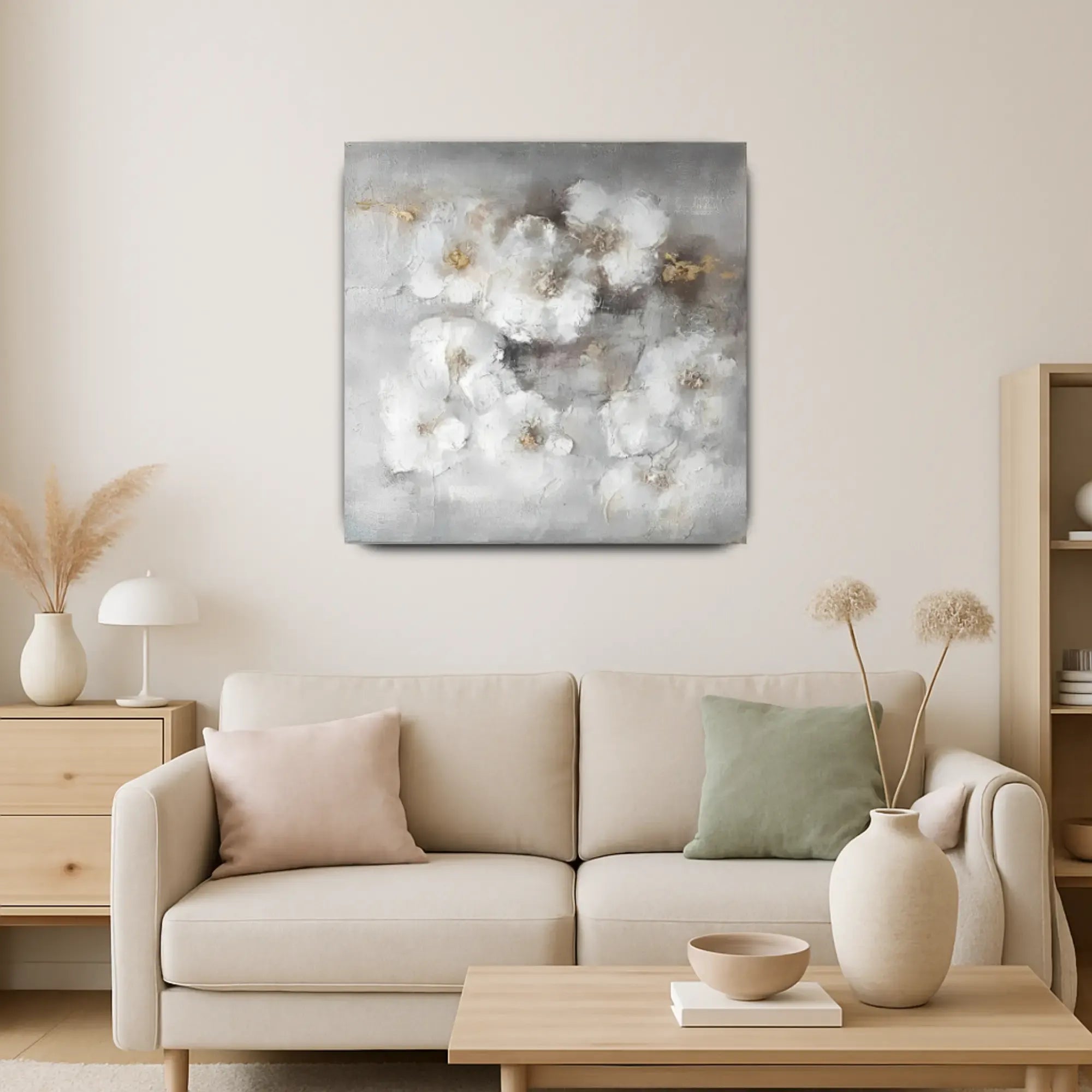 Großes Gemälde - Flores Eternas