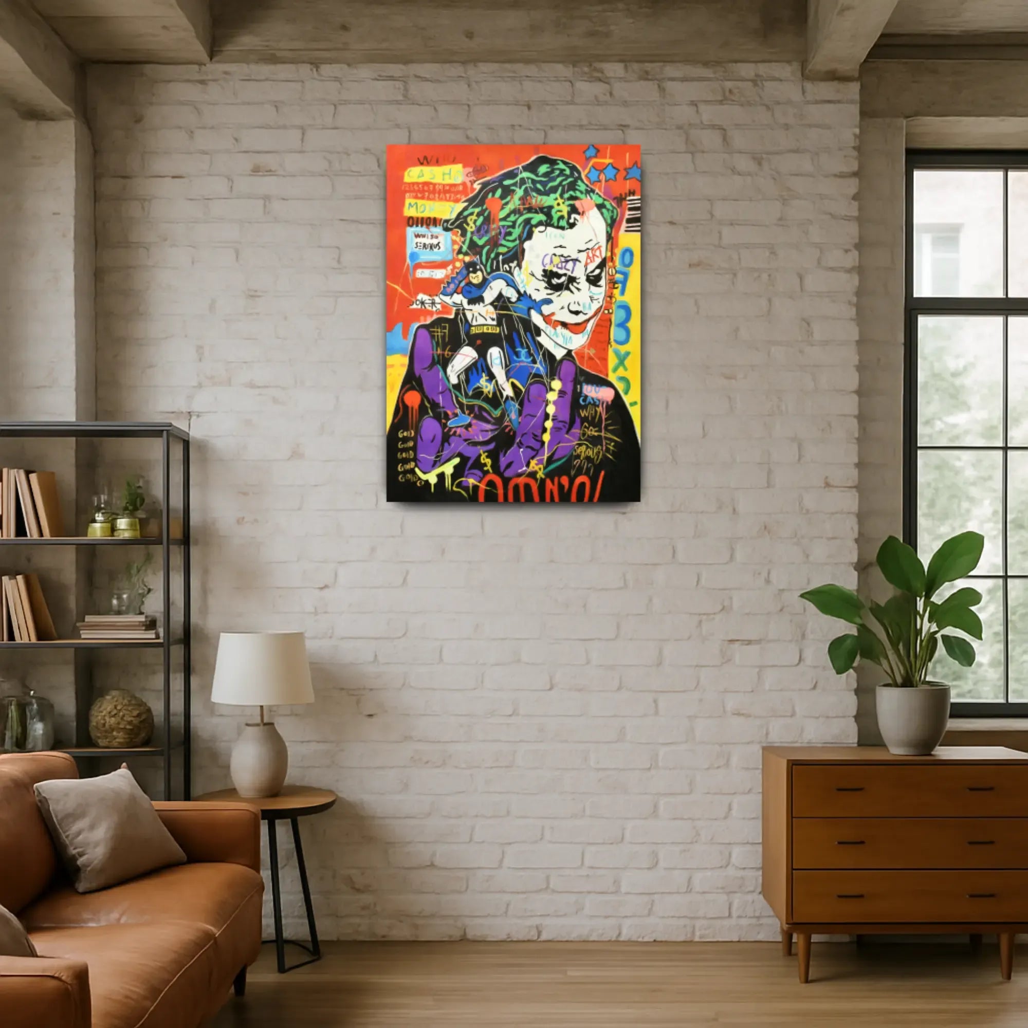 Großes Gemälde - Chaos & Joker