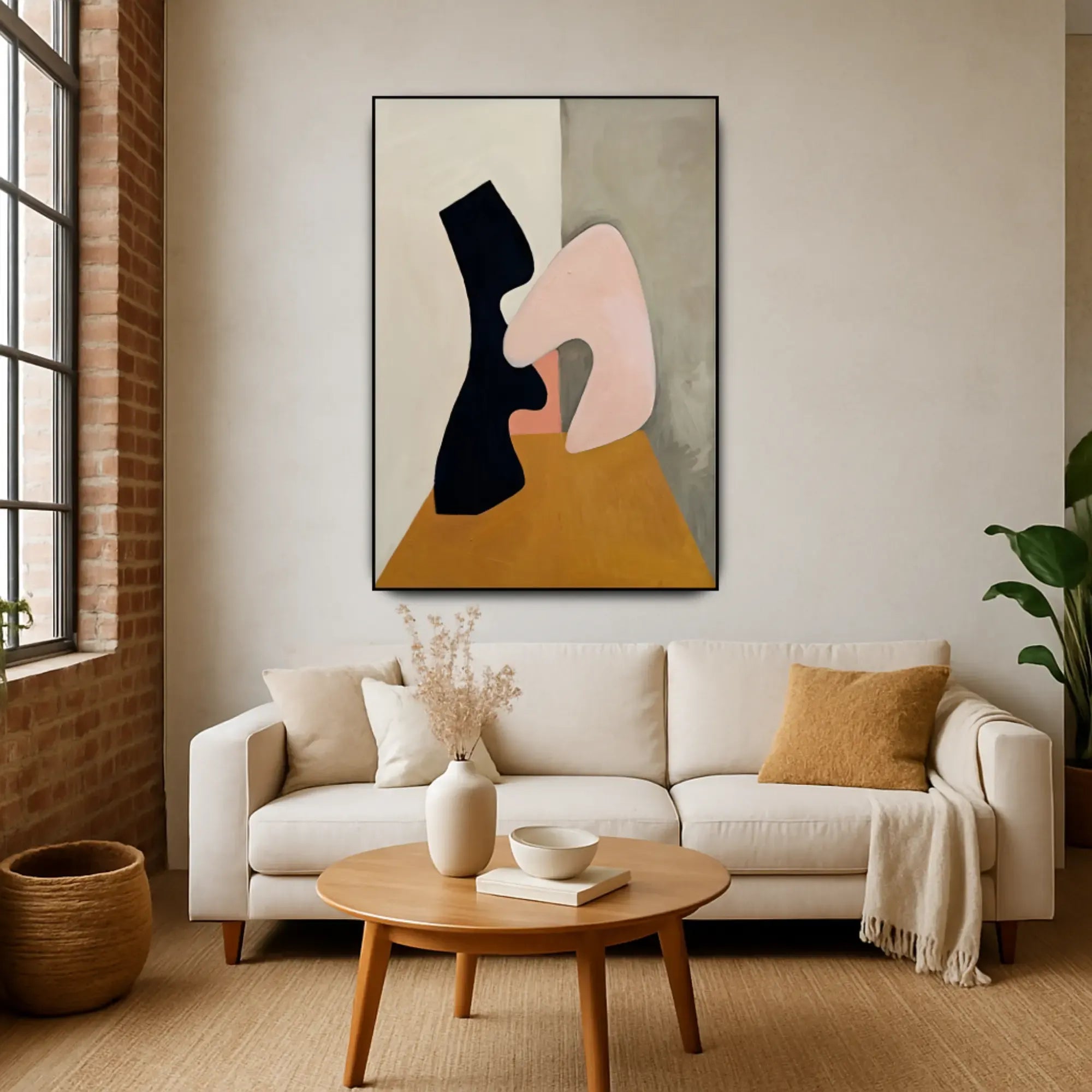 Großes Gemälde - Formas Silenciosas