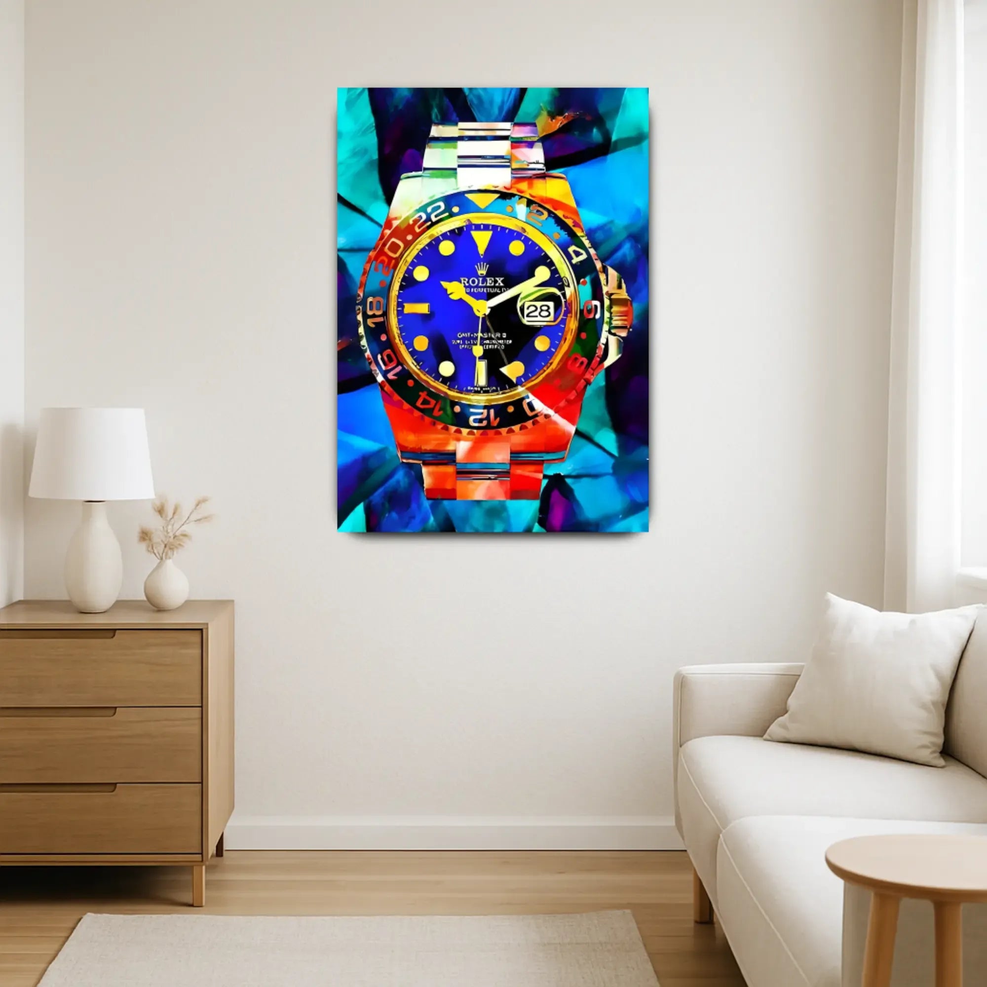 Großes Gemälde - Tiempo de Lujo