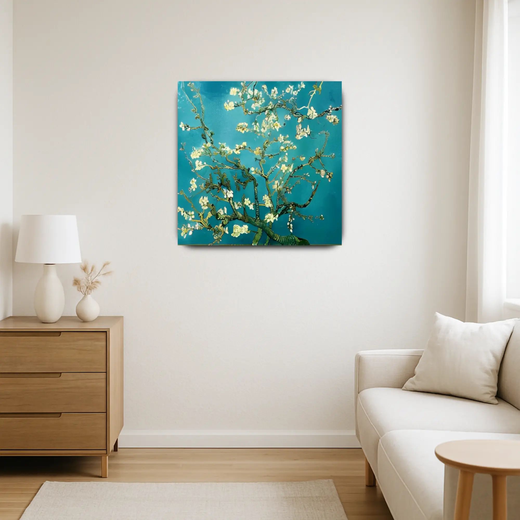 Großes Gemälde - Van Goghs Blühender Mandelbaumzweig, Reproduktion - Ramas en Flor Default Title