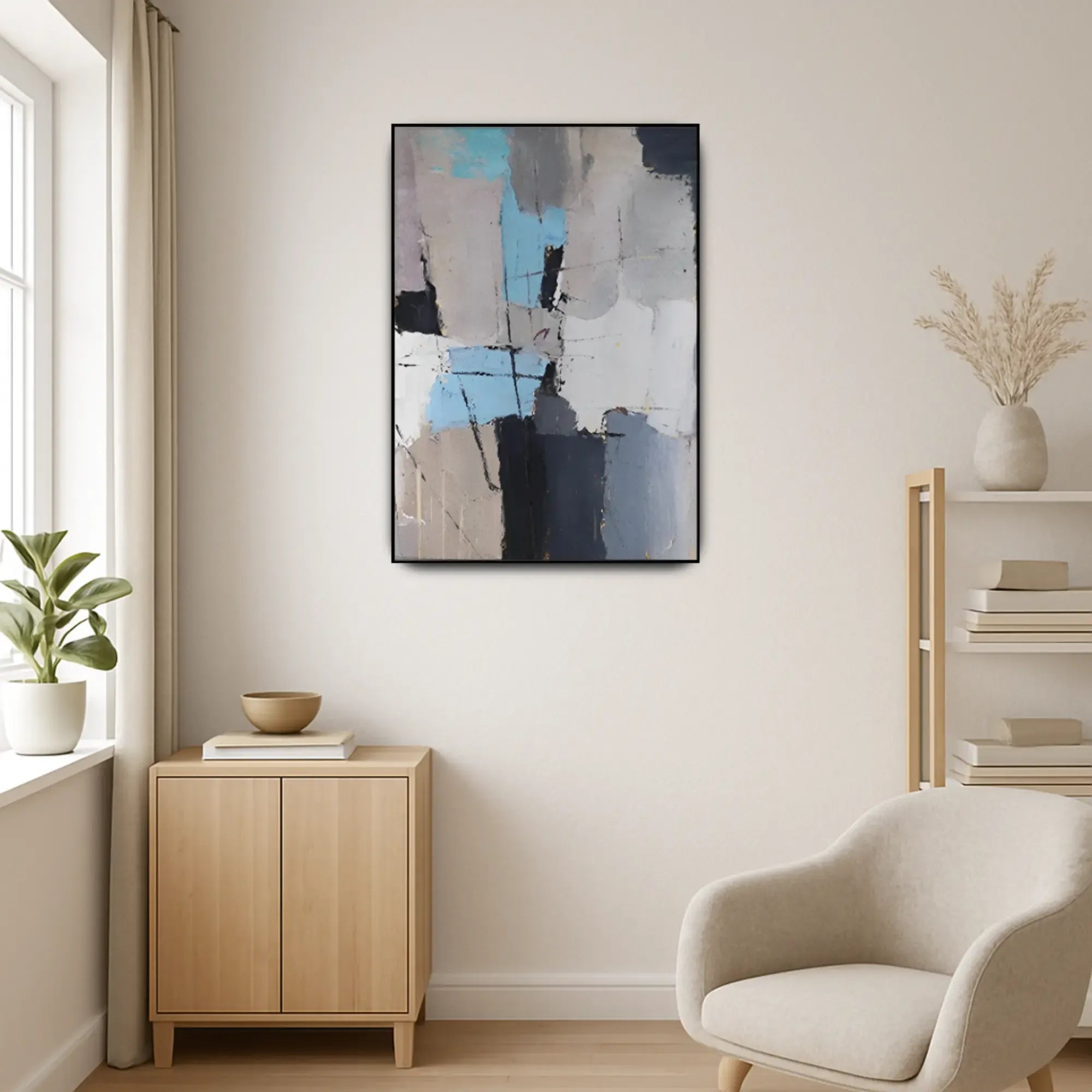 Großes Gemälde - Composición Urbana