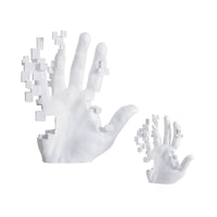 Dekohand - pixeleffekt - Deko-Objekt Dekorative 3D Hand