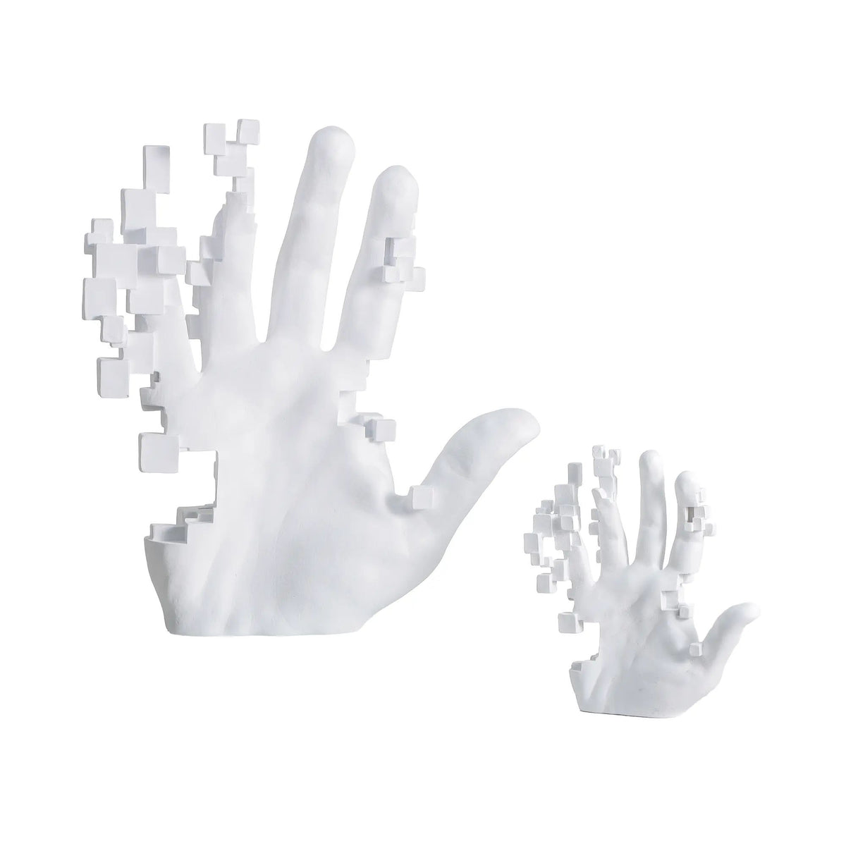 Dekohand - pixeleffekt - Deko-Objekt Dekorative 3D Hand