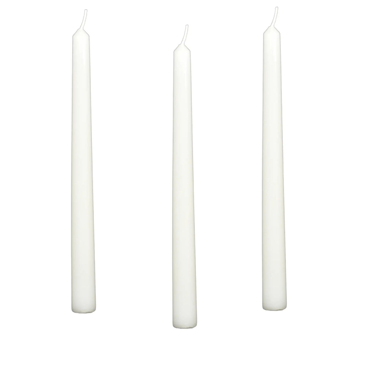 Stabkerze - Zeitloses Stablicht 3 Spitzkerzen SET Pur Blanc Candela Classique
