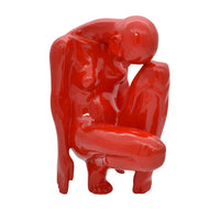Frauenfigur - Frauenfigur Abstrakte Hochglanz Statue Figura Rubra