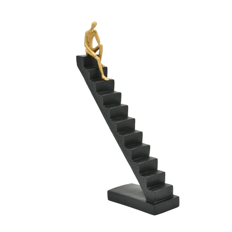 Dekofigur - Skulptur Symbolische Treppen-Inszenierung Scala Cogitans