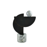 Dekoobjekt - geometirsch - Design Skulptur für Wohnzimmer Regal-Deko Géométrique Bronze