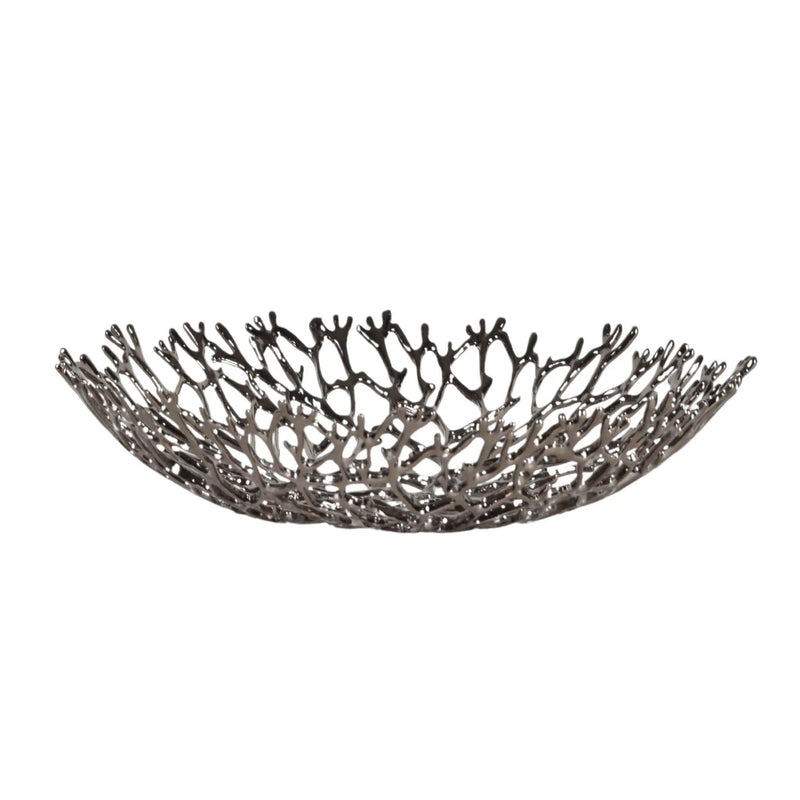 Obstschale - Korallenoptik - Edle Runde-Schale Design-Fruchschale Corallo Bowl