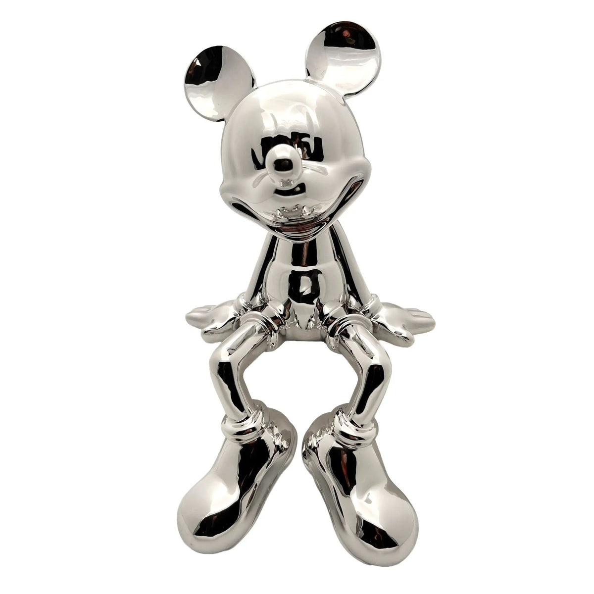 Zeichentrickfigur - Silbener glänzender Micky Maus Sammlerstück - wel.Mickey Mouse