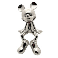 Zeichentrickfigur - Silbener glänzender Micky Maus Sammlerstück - wel.Mickey Mouse