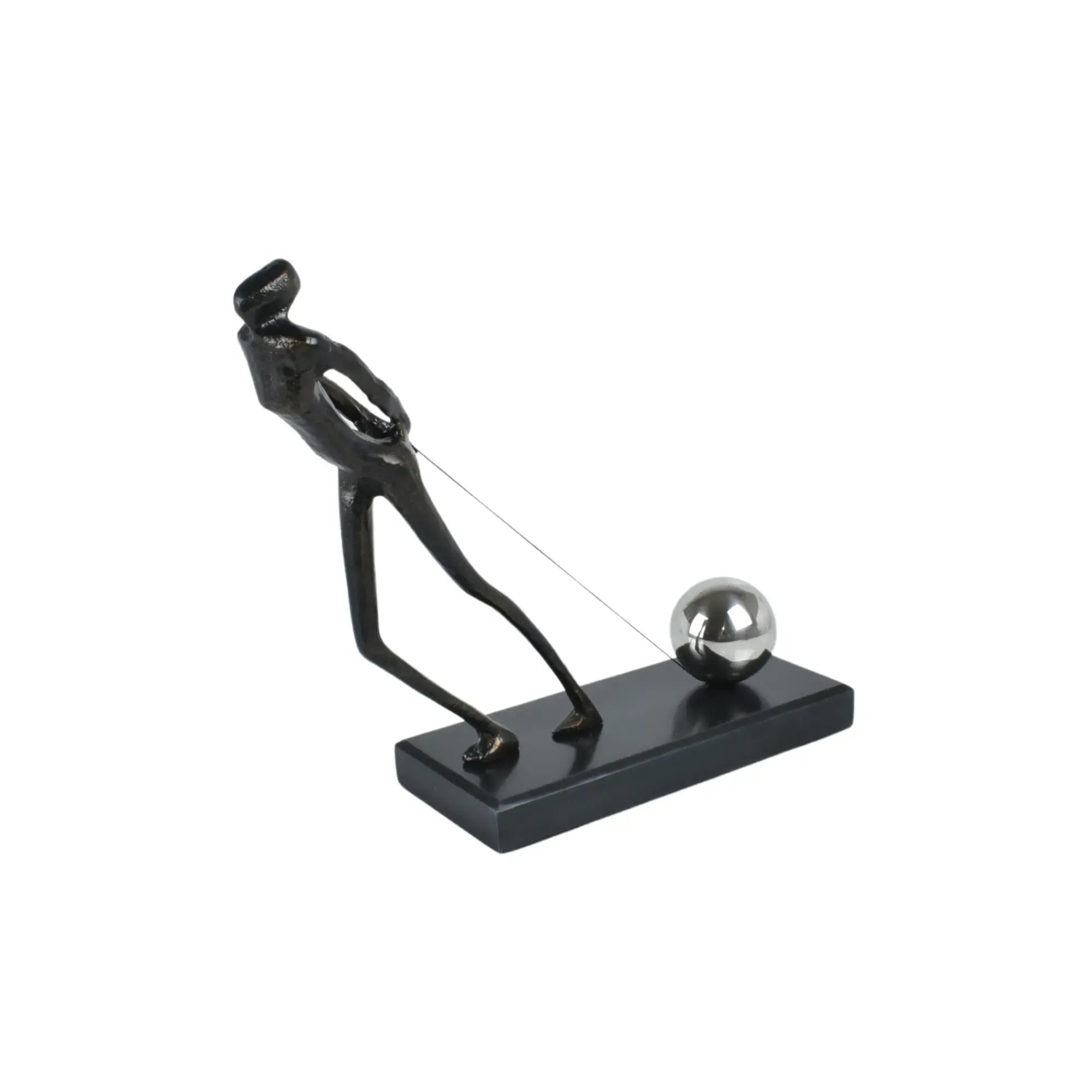 Dekofigur - symbolisch - Moderne Metallfigur Stahl Menschskulptur Persévérance Default Title