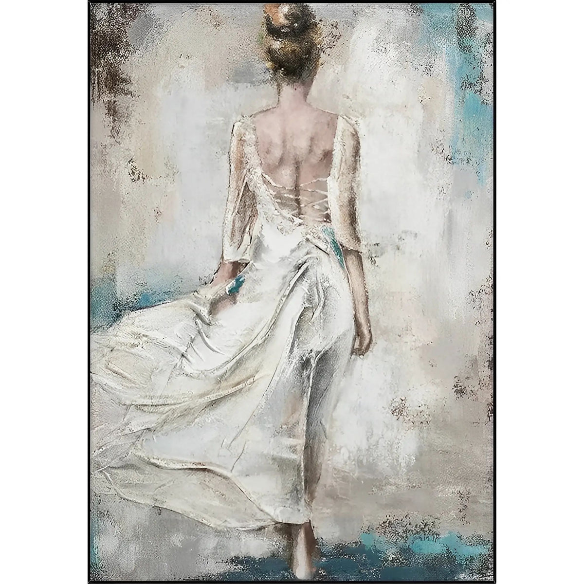 Großes Gemälde - Elegancia en Movimiento