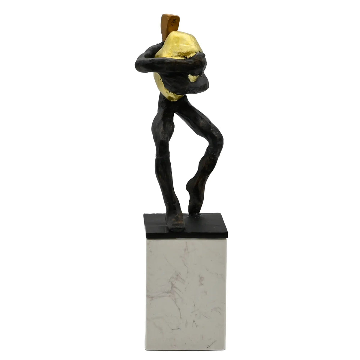 Dekofigur - Skulptur Ausdrucksstarke Tischfigur Fortitudo d’Or