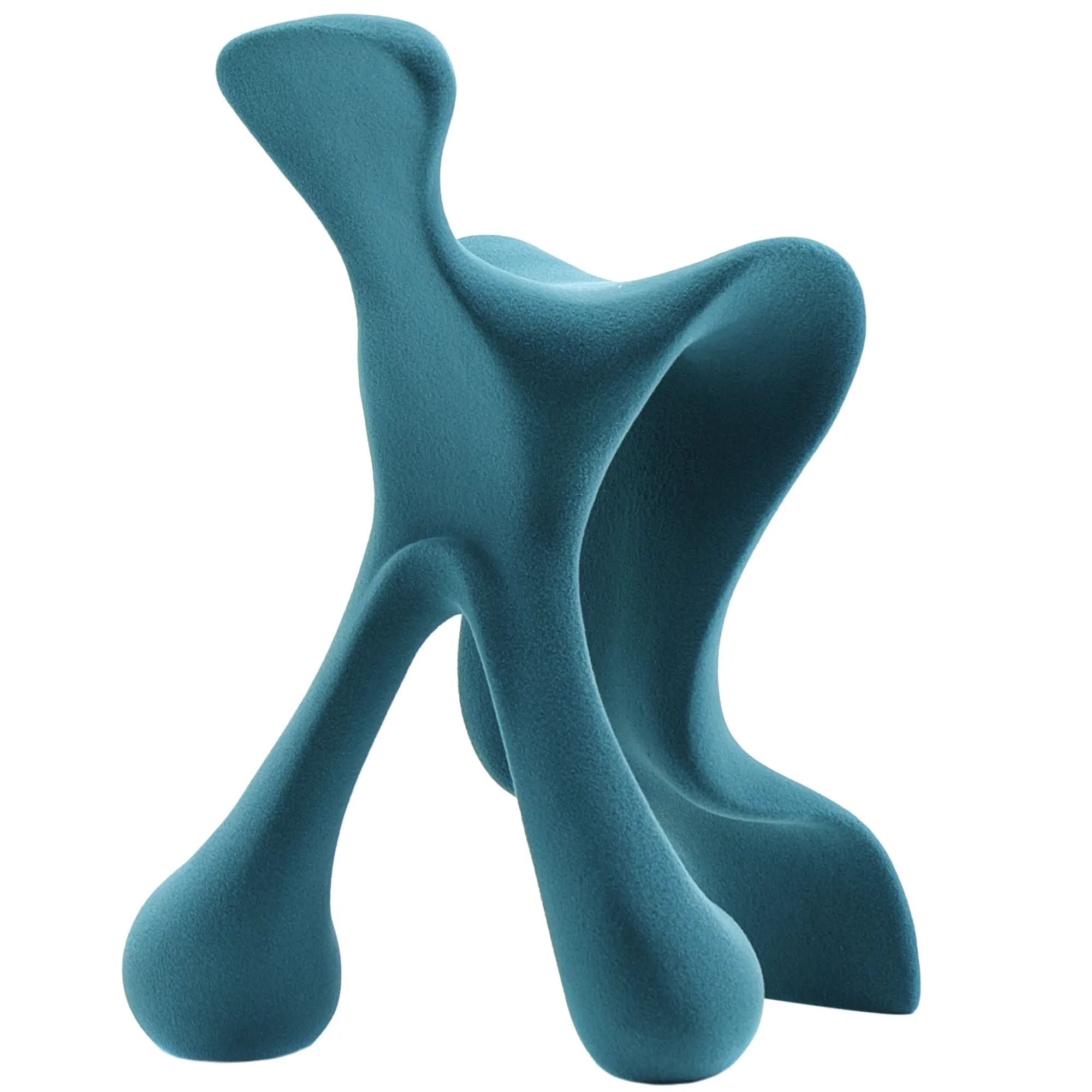 Samtdeko - extravagante Dekoration - Deko- Designobjekt Figur aus Samt Gambe Default Title