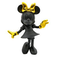 Zeichentrickfigur - Lachende Goldene Minnie Maus Sammlerstück - wel.Minnie Mouse