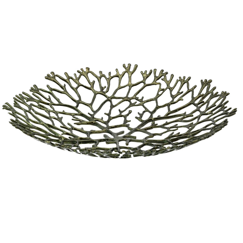 Obstschale - Korallenoptik - Edle Runde-Schale Design-Fruchschale Corallo Bowl