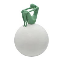 Dekofigur - Abstrakte Skulptur Statement-Figur Sisyphos Orbis