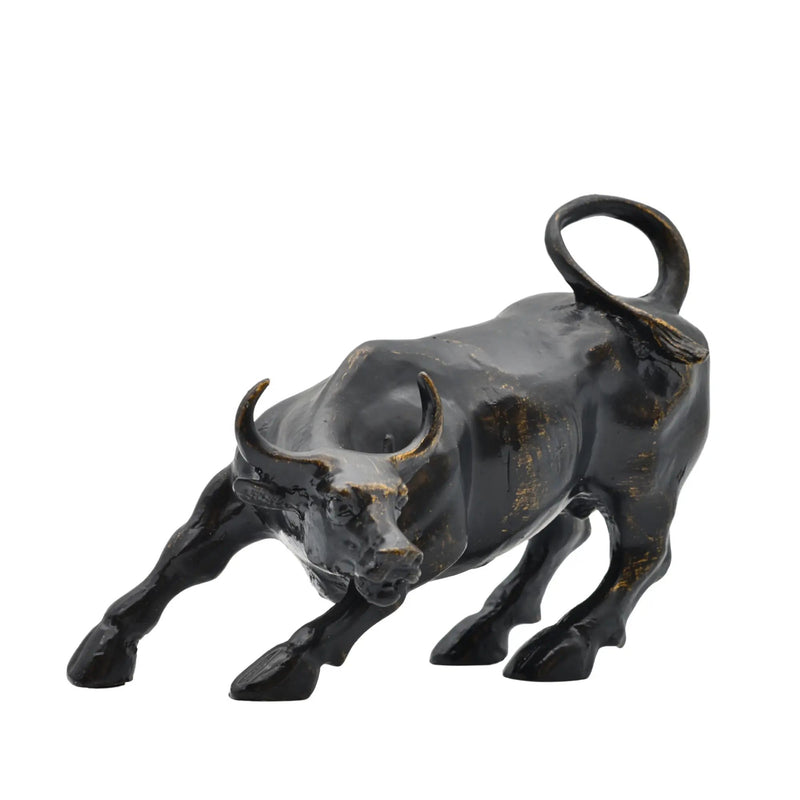 Tierfigur - Skulptur Kraftvoller Bulle Taurus Fortis