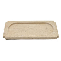 Marmortablett - rechteckig - Deko-Tablett Marmorplatte Rona