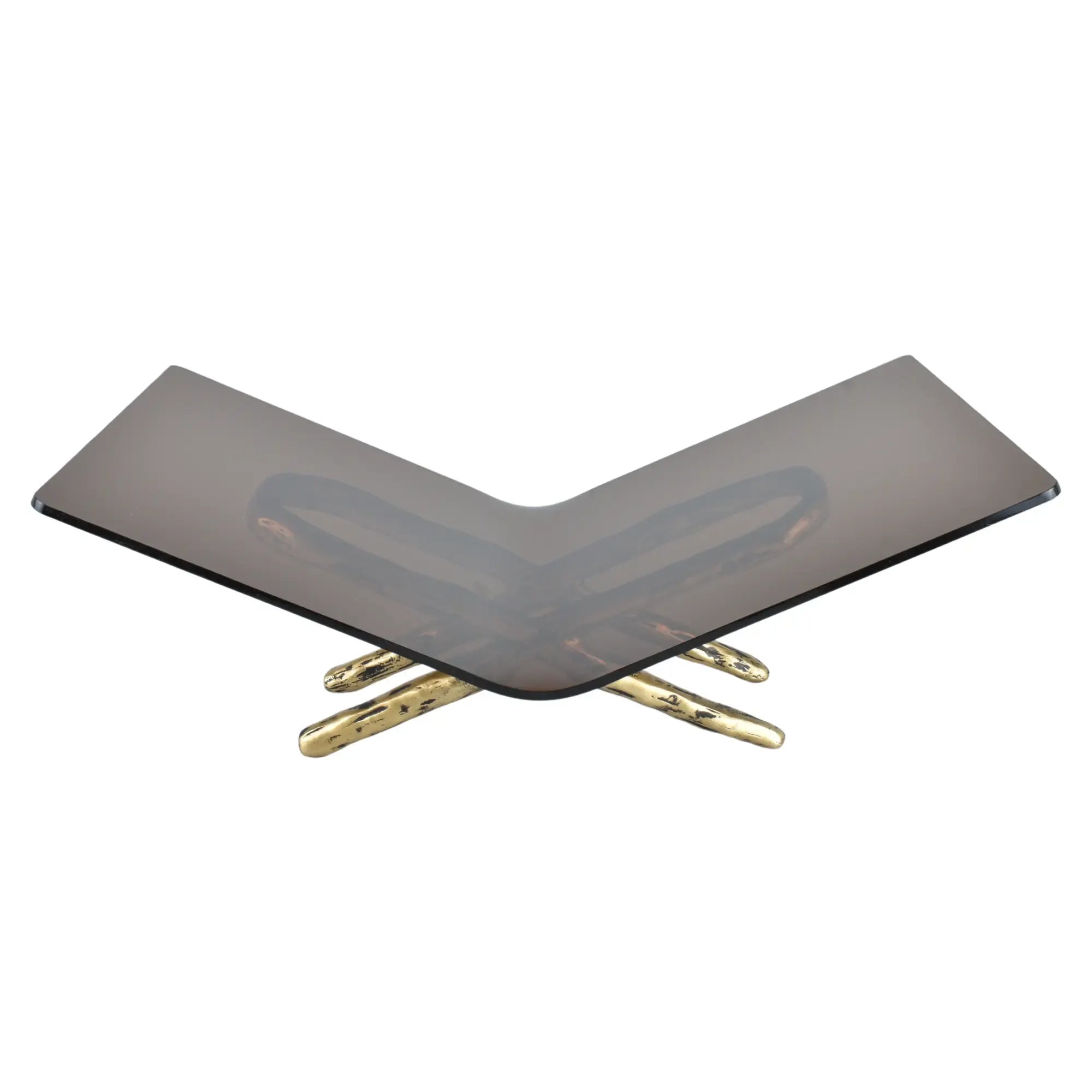 Buchständer - Freistehend - Designer Buchablage Settantenne Braun