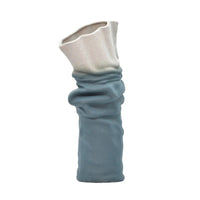 Keramikvase - handgemachte Designvase - Skulpturale Standvase Ondula Terrae