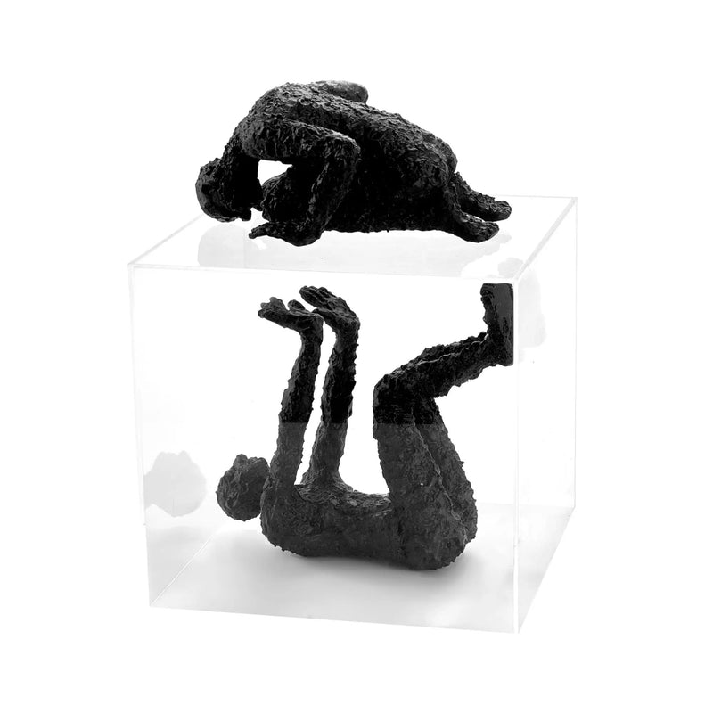 Dekofigur - Kunstobjekt - Großes Deko-Objekt Figuren in Acrylblock Reflejo del Alma
