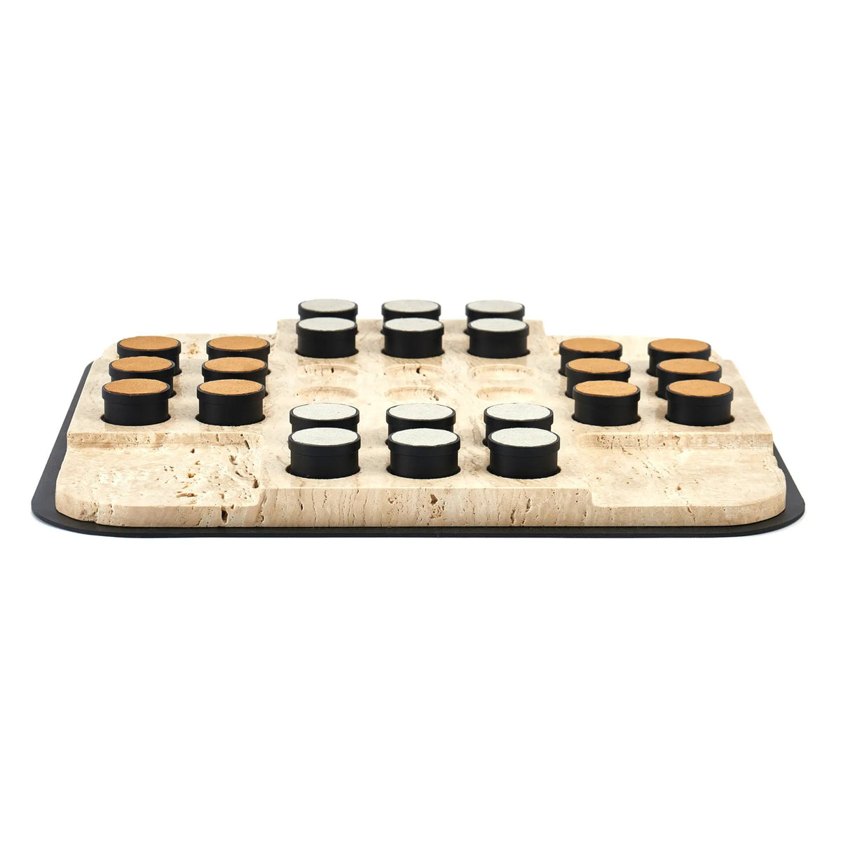 Tischspiel - Solitär-Spiel - Luxus Tic-Tac-Toe Brettspiel Ludus Magnus