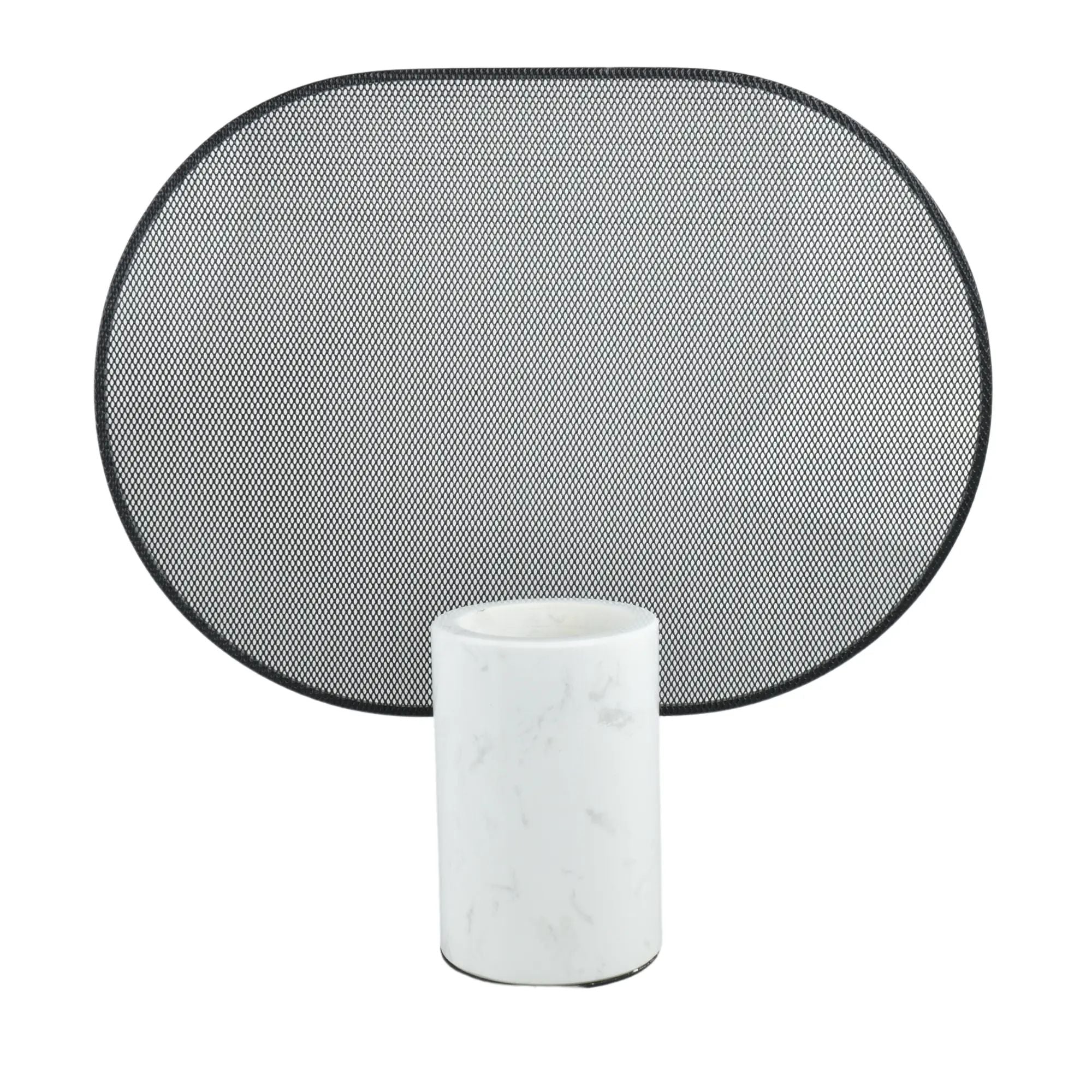 Marmorvase - rund mit Alu - Exclusive Designervase Deko Tischvase Marble Eclipse Default Title