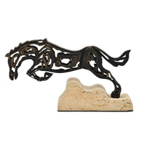 Tierfigur - Skulptur Industrielle Pferdeform Equus Impetus
