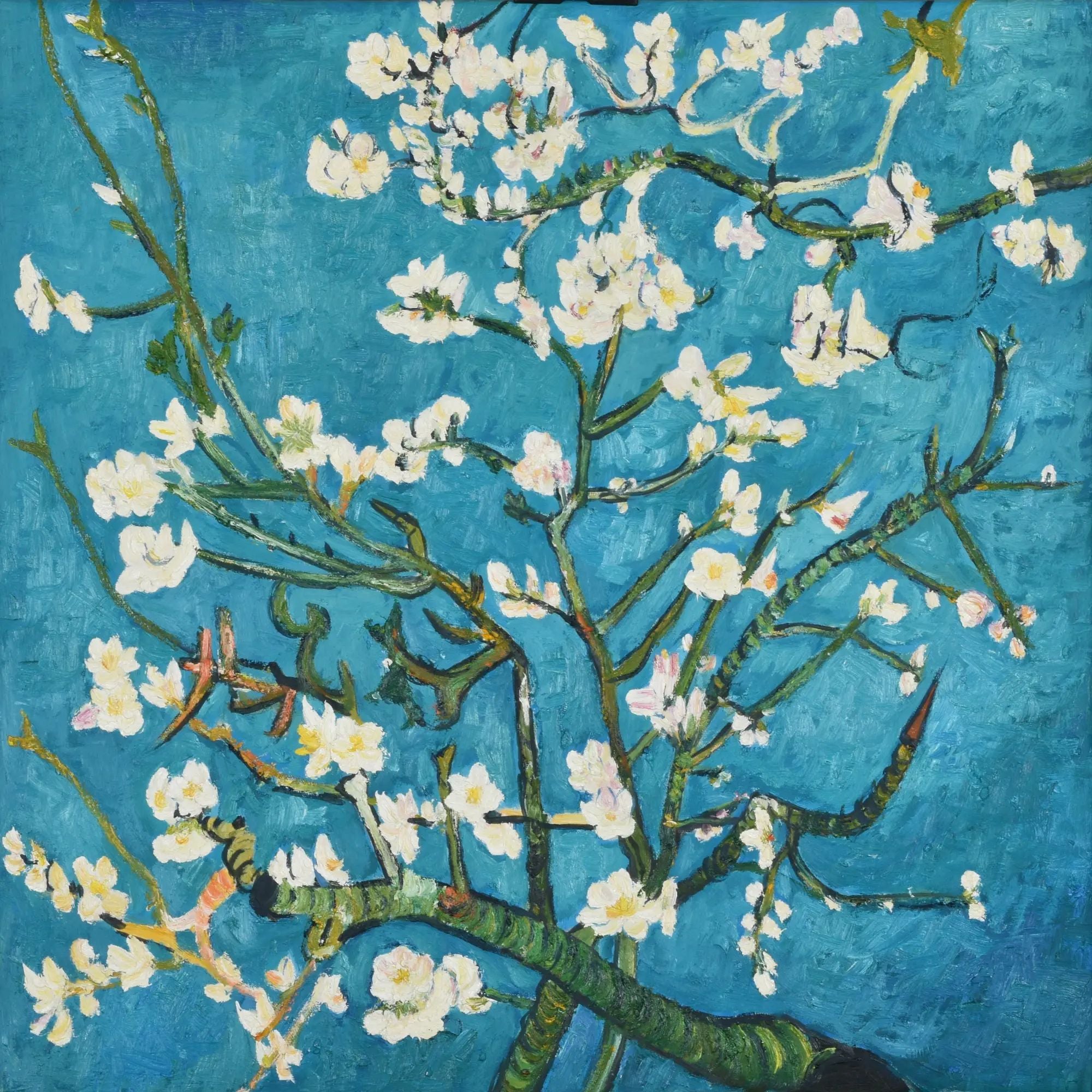 Großes Gemälde - Van Goghs Blühender Mandelbaumzweig, Reproduktion - Ramas en Flor Default Title