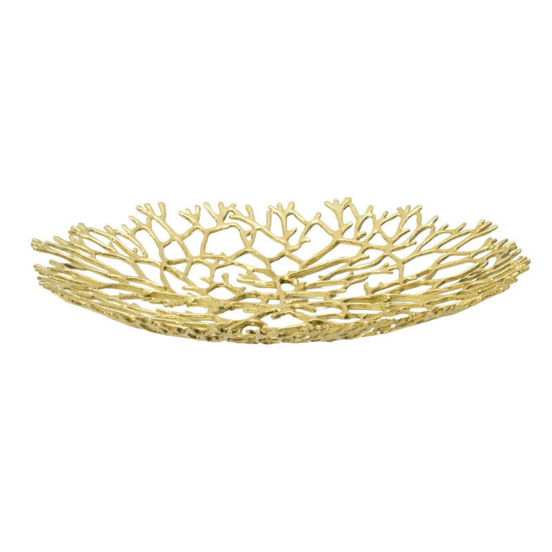 Obstschale - Korallenoptik - Edle Runde-Schale Design-Fruchschale Corallo Bowl