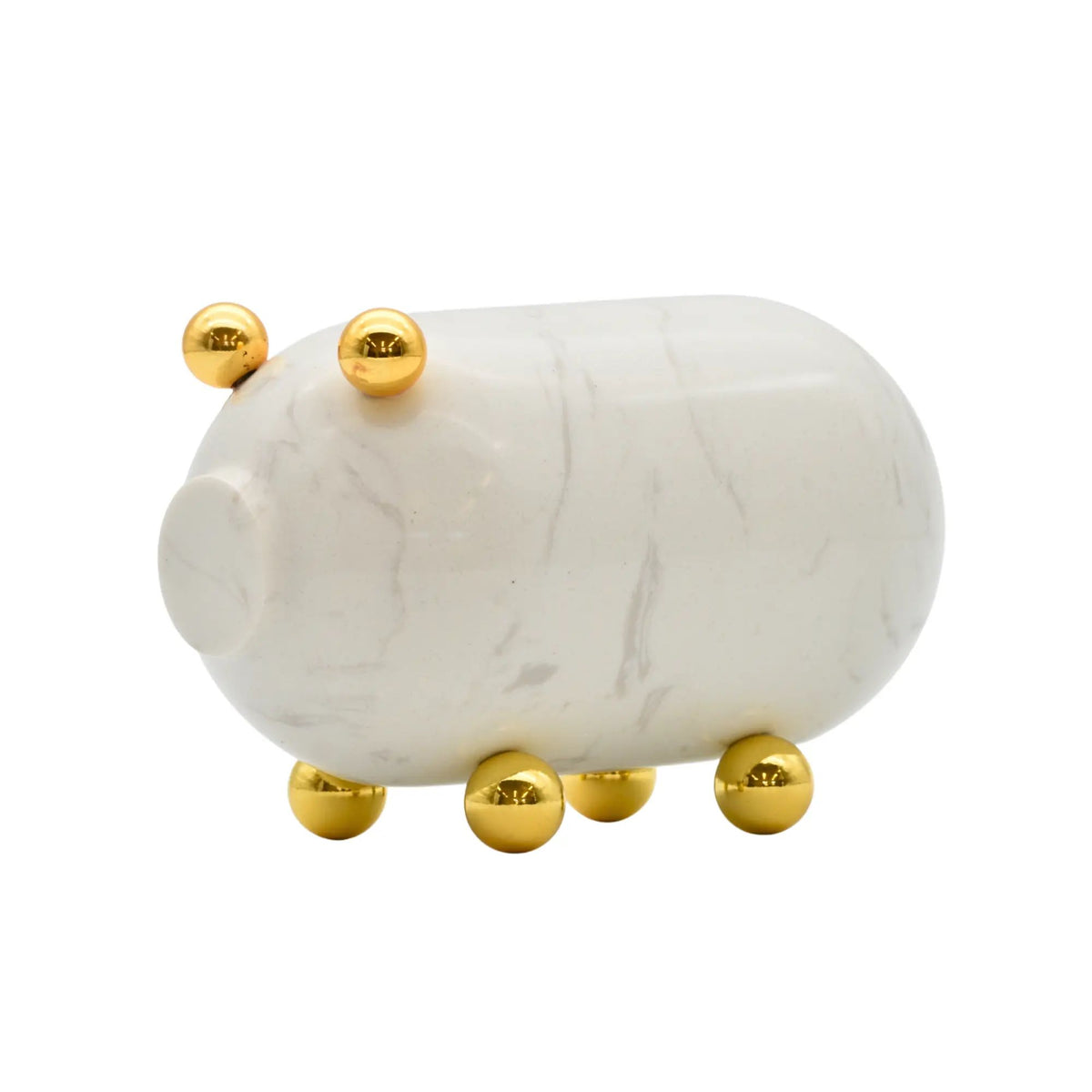 Tierfigur - Skulpturales Designobjekt Pop-Statement Orbis Doré