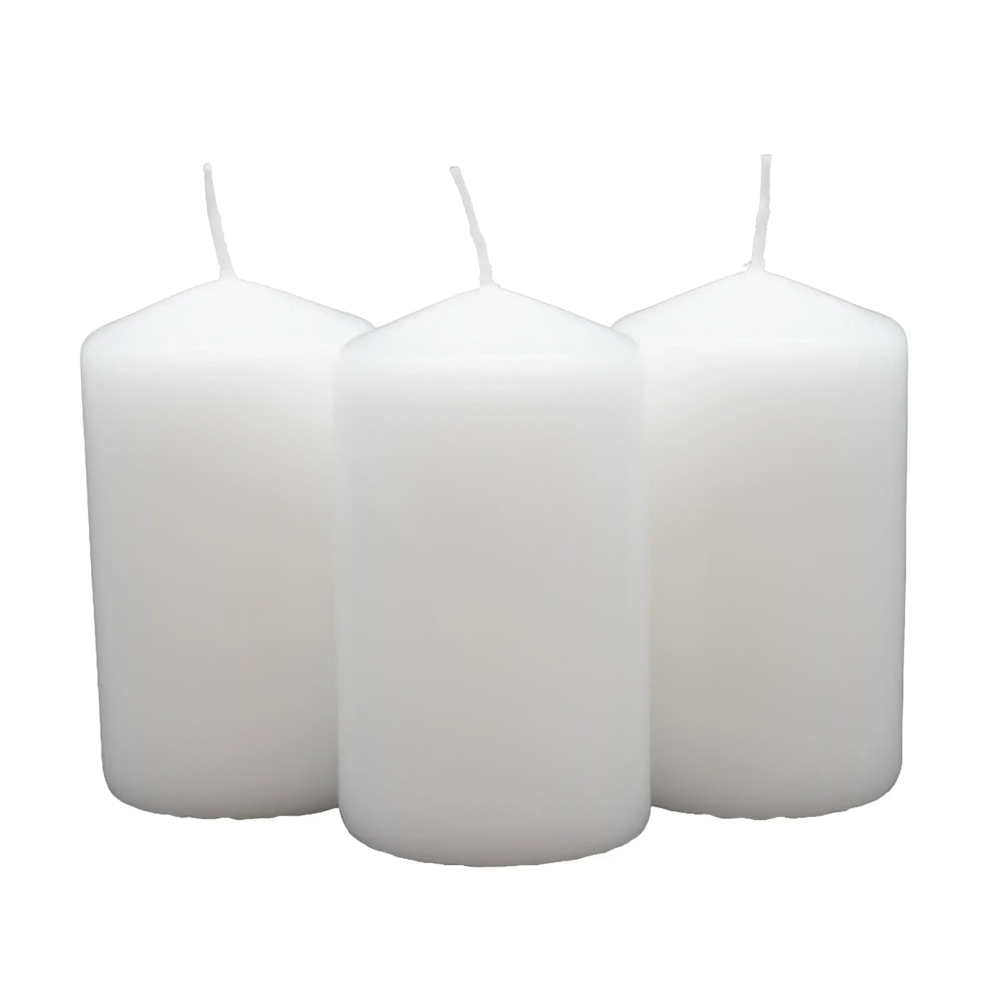 Kerze - Stumpenkerze Metallisch – Silberner Block, 30h Brenndauer Argentum Natürliches Weiß