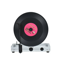 Dekoobjekt - für Tische und Regale - Dekoratives Plattenspieler Retro Grammophon
