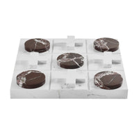 Tischspiel - Tic-Tac-Toe-Spiel - Designspiel Drei Gewinnt Marmortischspiel TicTacToe