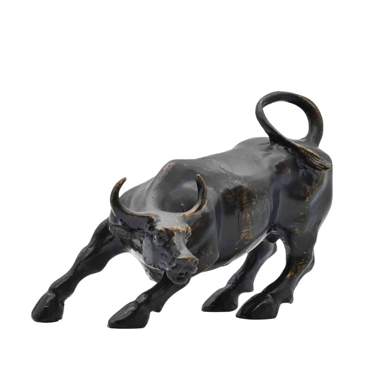 Tierfigur - Skulptur Kraftvoller Bulle Taurus Fortis