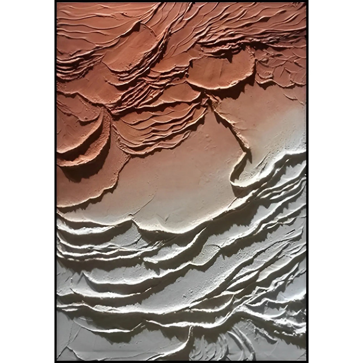 Großes Gemälde - Texturas del Desierto