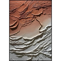 Großes Gemälde - Texturas del Desierto