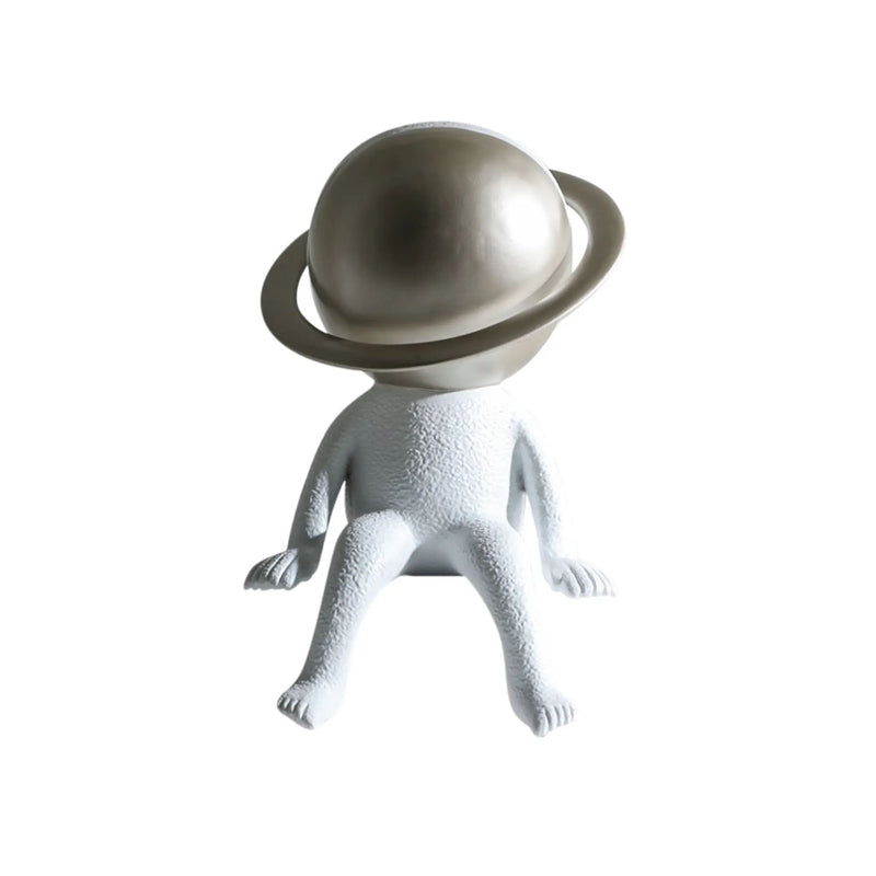 Dekofigur - astronautenstil mit Ring - Deko-Objekt für Regal Marsianer