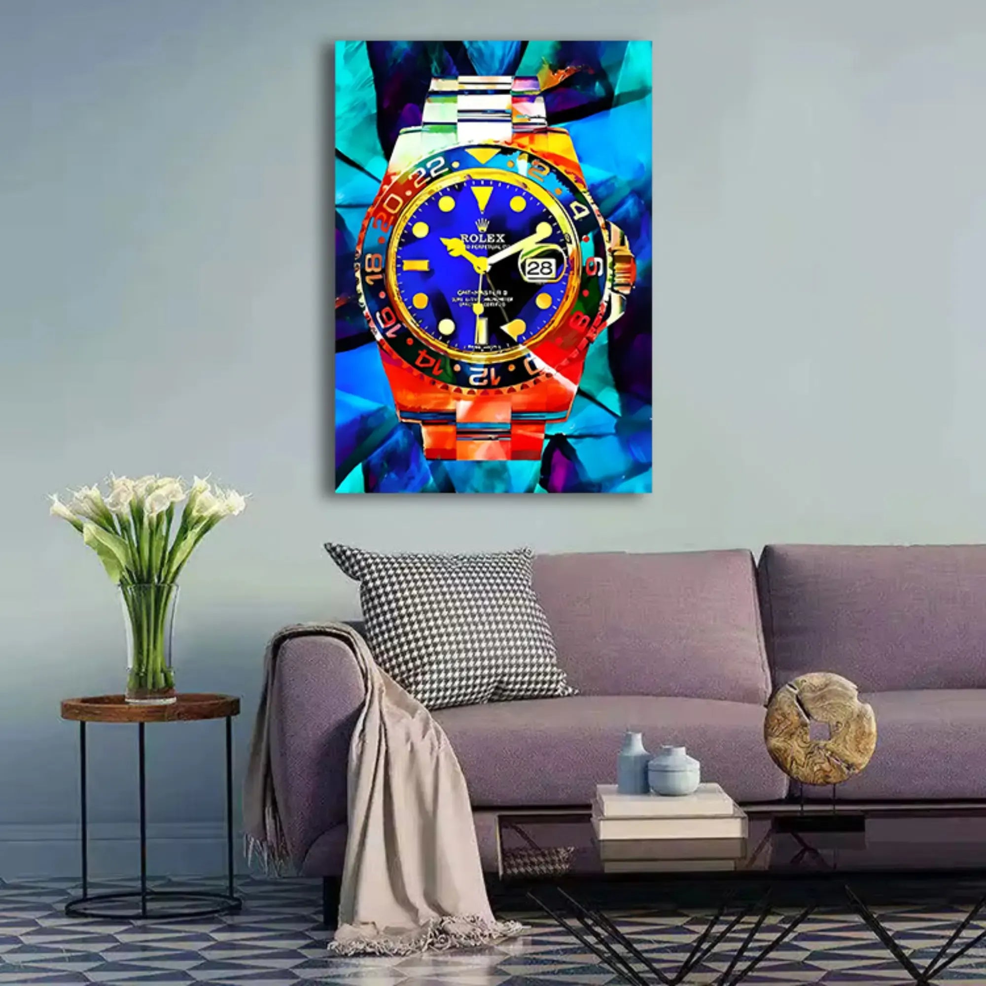 Großes Gemälde - Tiempo de Lujo