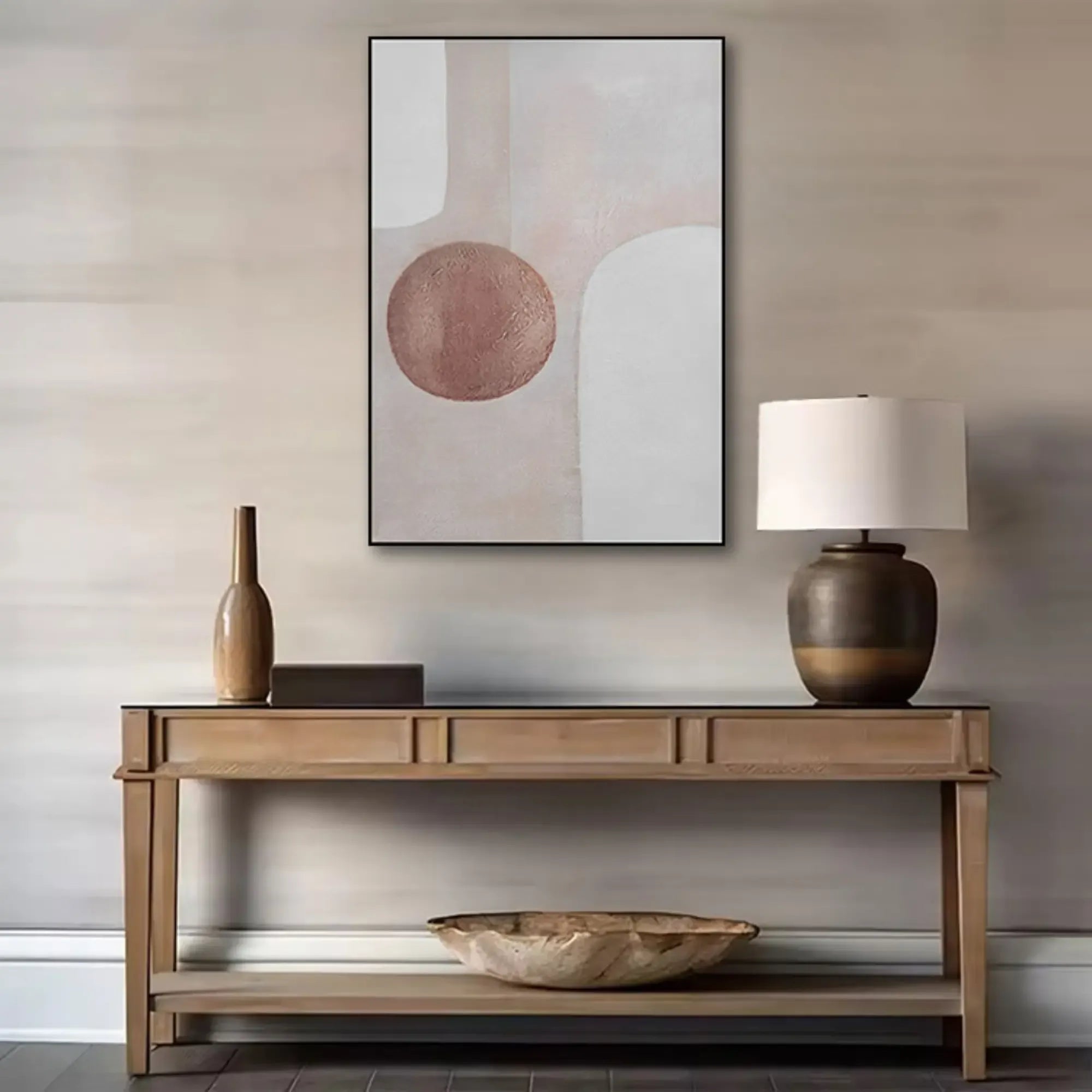 Großes Gemälde - Equilibrio Silencioso