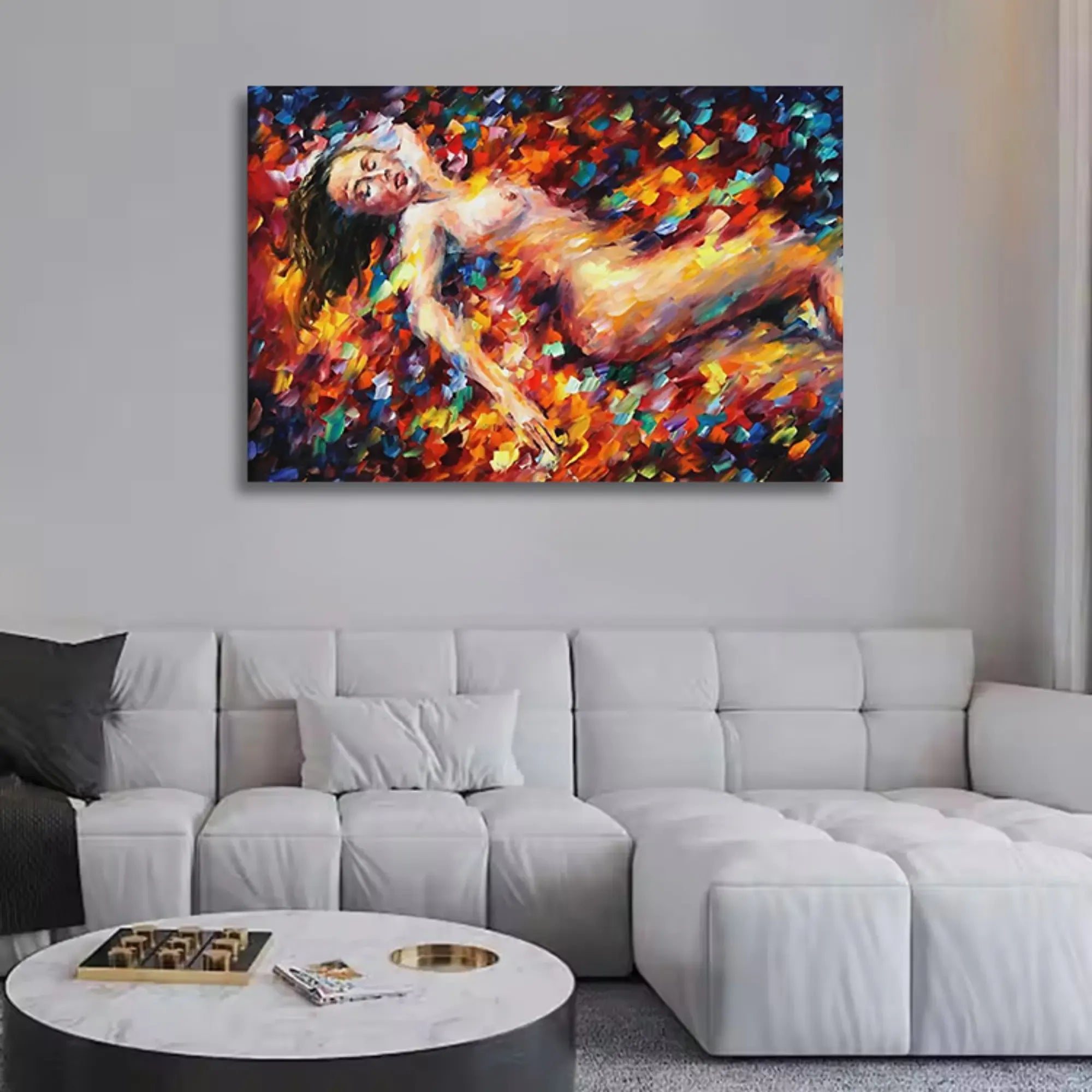 Großes Gemälde - Feuer der Seele