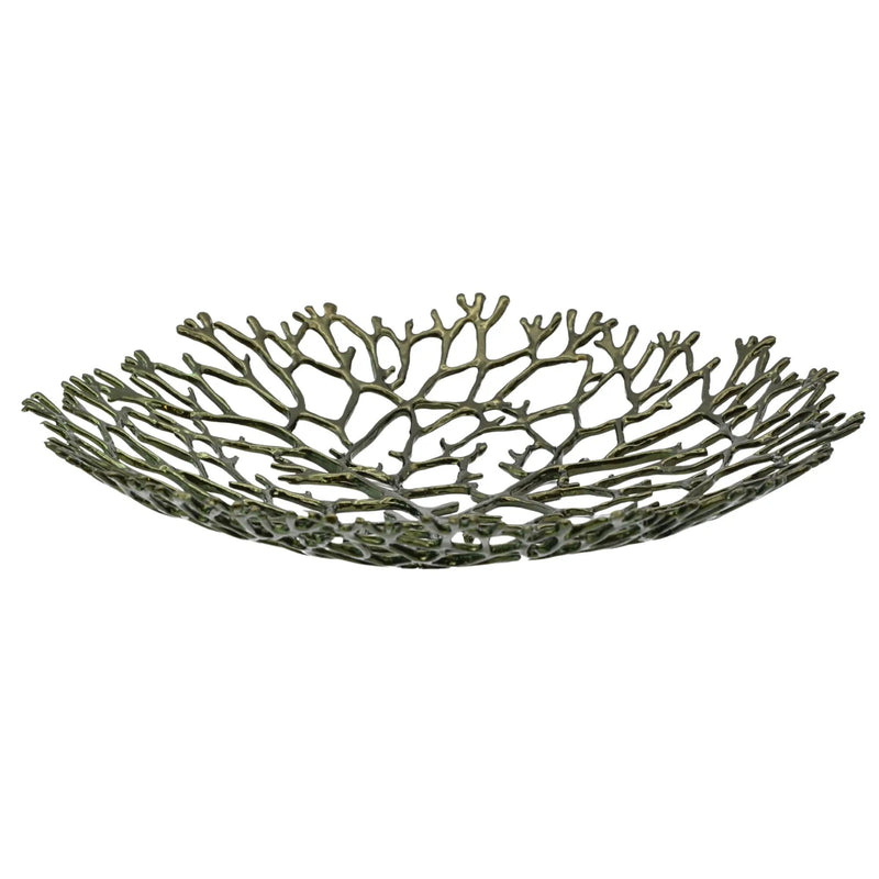 Obstschale - Korallenoptik - Edle Runde-Schale Design-Fruchschale Corallo Bowl