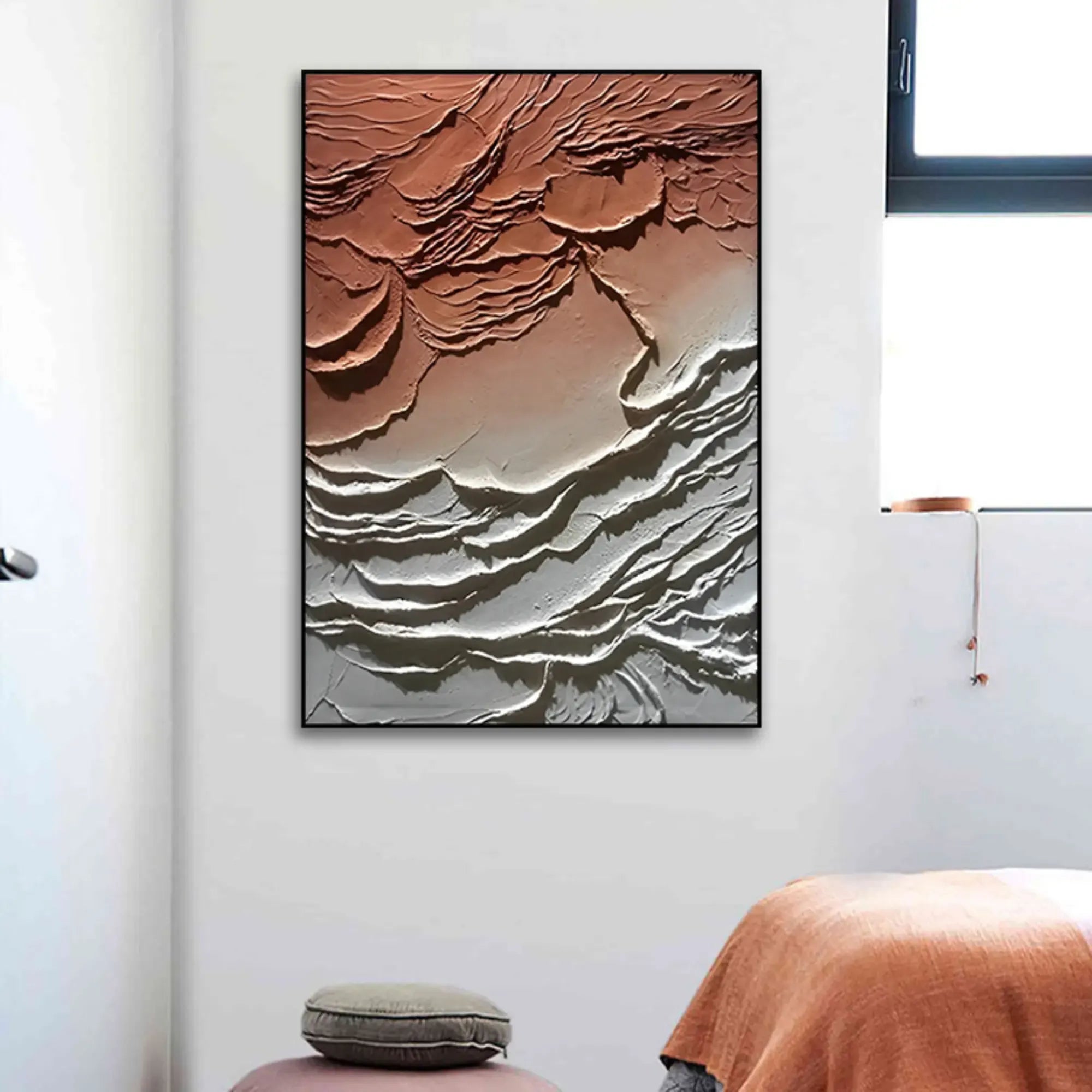 Großes Gemälde - Texturas del Desierto