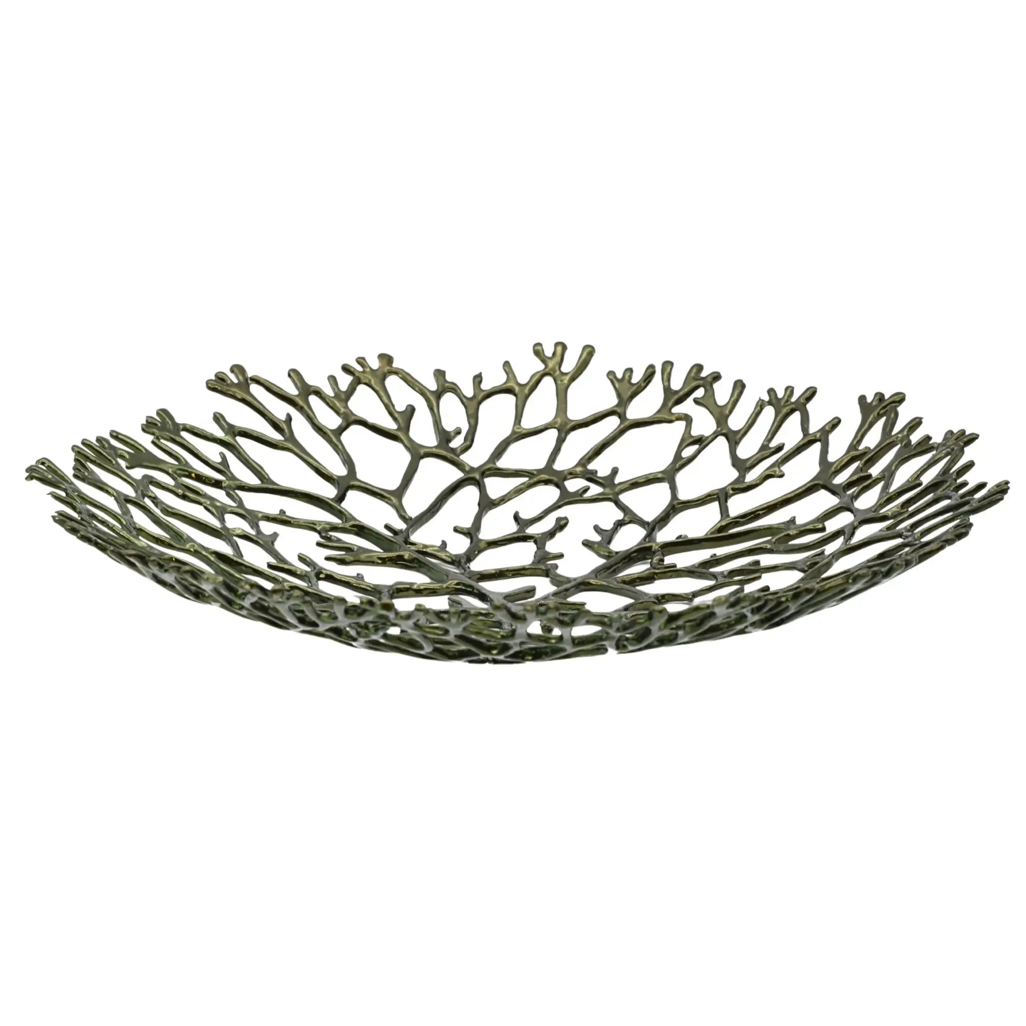 Obstschale - Korallenoptik - Edle Runde-Schale Design-Fruchschale Corallo Bowl Klein