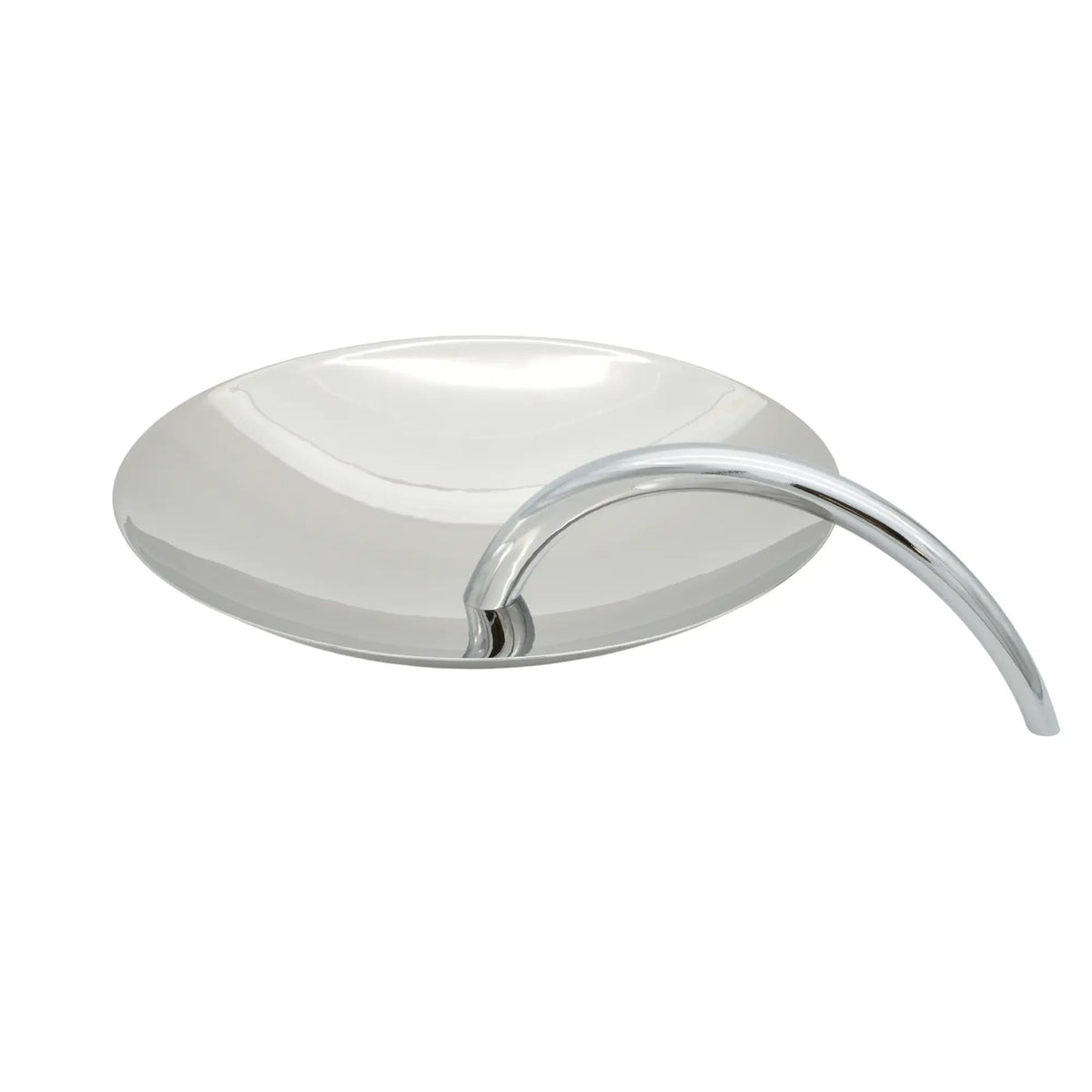 Dekoschale - Rund mit Griff - Elegante Obstschale handgefertigt Lima